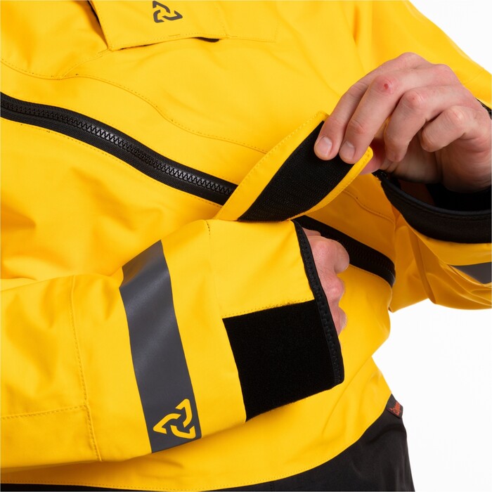 2024 Typhoon Mens RNLI Infinity 200 Drysuit & Underfleece 100206 - Yellow / Black